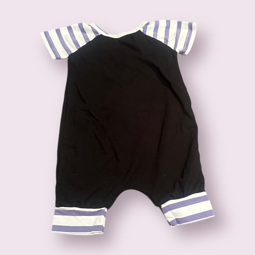 Baby Prince Purple Rain Black and Purple Baby Romper Size SM - Picture 6 of 6